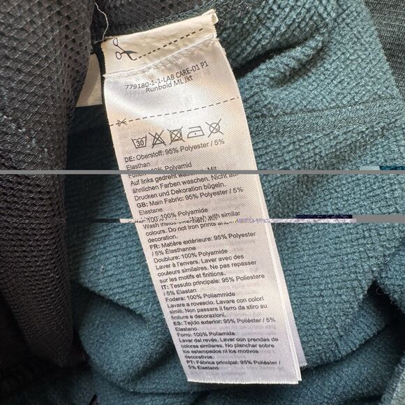 Mammut Swiss Design Runbold Midlayer Women's S Jacket Hooded Teal 1010-23200 - Picture 5 of 10